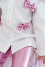 Shiny Bow Set Pink - Görsel 4
