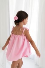 Pink Rose Dress - Görsel 3