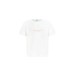 Mon Tshirt White / Pink Logo
