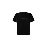 Mon Tshirt Black / Blue Logo