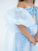 Elsa Blue Set - Long Skirt Crop Cloak - Görsel 3