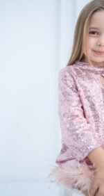 Pink Shiny Dress - Görsel 3