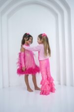 Pink Bird dress - Görsel 2