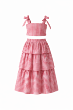 Kırmızı kareli 4lü set - Görsel 2